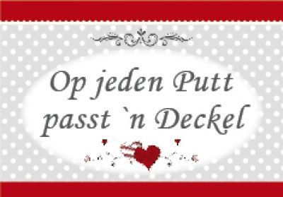 Plattdeutscher Magnet Op jeden Putt von Lütt Stina