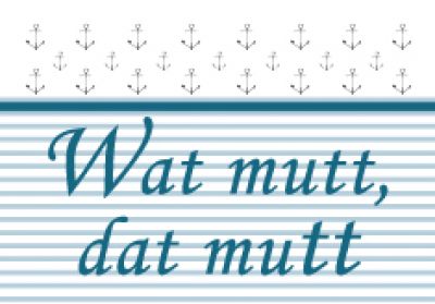 Plattdeutscher Magnet Wat mutt von Lütt Stina