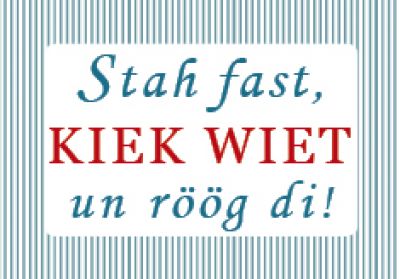 Plattdeutscher Magnet Stah fast von Lütt Stina