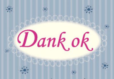 Plattdeutscher Magnet Dank ok von Lütt Stina
