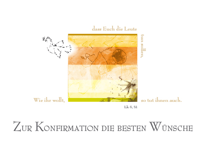 Klappkarten Ostern & Konfirmation von Lütt Stina