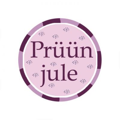 Plattdeutscher Button Prüünjule von Lütt Stina